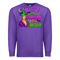 Purple in a world full of princesses be a witch Premium Sweatshirt - Zillion Design Studio