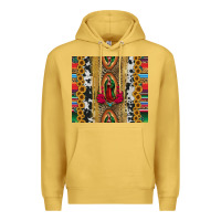 Antique Gold lady of Guadalupe Premium Hoodie - Jasminsmagicworld
