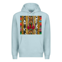 Blue Mist lady of Guadalupe Premium Hoodie - Jasminsmagicworld