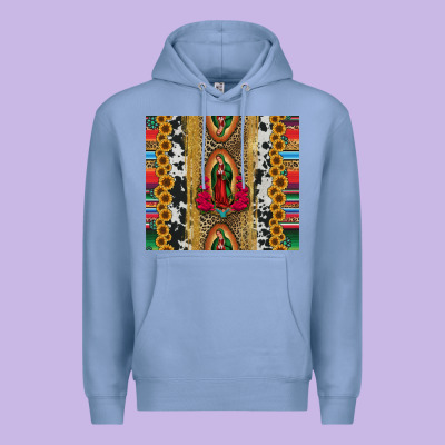 Lady Of Guadalupe Premium Hoodie Designed By Jasminsmagicworld