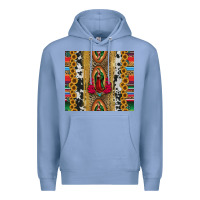 Colony Blue lady of Guadalupe Premium Hoodie - Jasminsmagicworld
