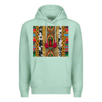 Seafoam lady of Guadalupe Premium Hoodie - Jasminsmagicworld