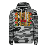 Slate Camo lady of Guadalupe Premium Hoodie - Jasminsmagicworld