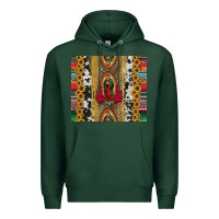 Sports Green lady of Guadalupe Premium Hoodie - Jasminsmagicworld