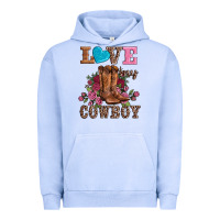 Pigment Grape Ice valentines day love my cowboy Urban Hoodie - AdoDesignShop