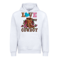 White valentines day love my cowboy Urban Hoodie - AdoDesignShop