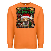 Carrot merry christmas heifer with cowbells Premium Sweatshirt - RanaPortraitStore