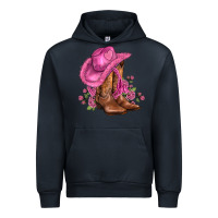 Navy valentines day boots cowgirl hat and roses Urban Hoodie - AdoDesignShop