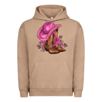 Pigment Burro valentines day boots cowgirl hat and roses Urban Hoodie - AdoDesignShop