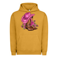 Pigment Peanut Butter valentines day boots cowgirl hat and roses Urban Hoodie - AdoDesignShop