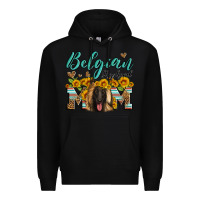 Black belgian shepherd mom Premium Hoodie - Artiststas