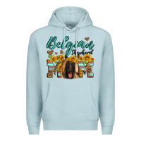 Blue Mist belgian shepherd mom Premium Hoodie - Artiststas