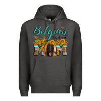 Charcoal Heather belgian shepherd mom Premium Hoodie - Artiststas