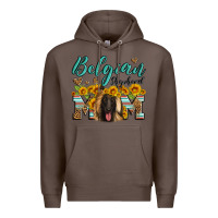 Coffee belgian shepherd mom Premium Hoodie - Artiststas