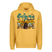 Mustard belgian shepherd mom Premium Hoodie - Artiststas