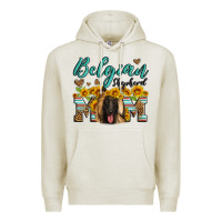 Oatmeal Heather belgian shepherd mom Premium Hoodie - Artiststas