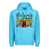 Ocean Blue belgian shepherd mom Premium Hoodie - Artiststas