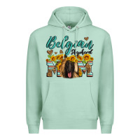 Seafoam belgian shepherd mom Premium Hoodie - Artiststas