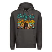 Smoke belgian shepherd mom Premium Hoodie - Artiststas