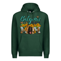 Sports Green belgian shepherd mom Premium Hoodie - Artiststas