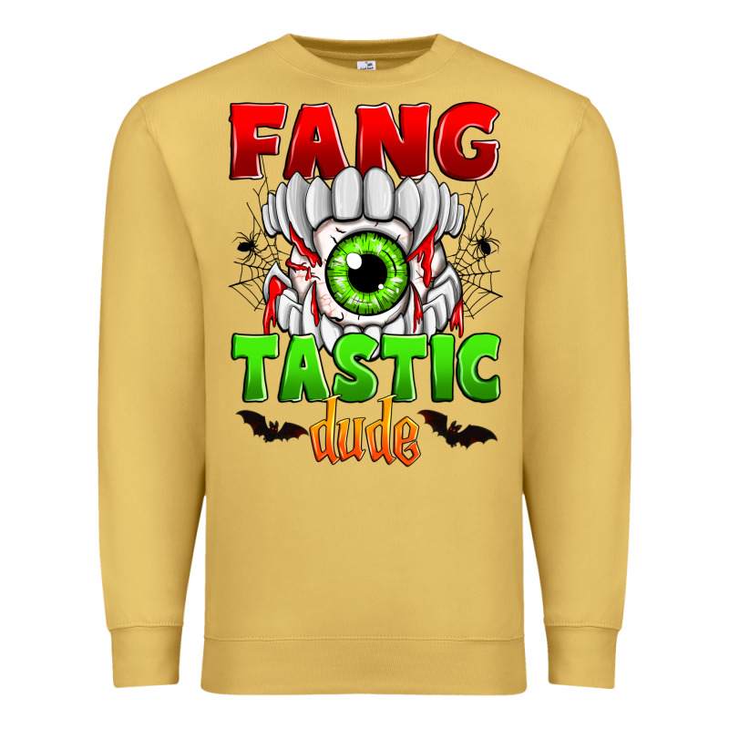 Fang Tastic Dude Premium Sweatshirt by Zillion Design Studio | Teevron