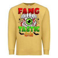 Antique Gold fang tastic dude Premium Sweatshirt - Zillion Design Studio