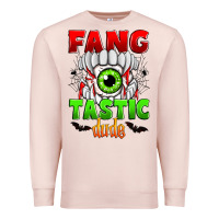 Pale Pink fang tastic dude Premium Sweatshirt - Zillion Design Studio