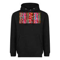 Love Brushstrokes Xoxo Leopard And Turquoise Heavyweight Hoodie | Teevron