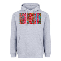 Heather Grey Love brushstrokes xoxo leopard and turquoise Heavyweight Hoodie - RanaPortraitStore