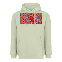 Matcha Love brushstrokes xoxo leopard and turquoise Heavyweight Hoodie - RanaPortraitStore