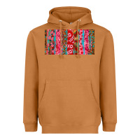 Meerkat Love brushstrokes xoxo leopard and turquoise Heavyweight Hoodie - RanaPortraitStore