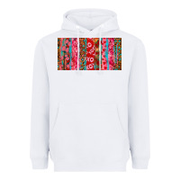 White Love brushstrokes xoxo leopard and turquoise Heavyweight Hoodie - RanaPortraitStore