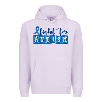 Lilac fight for autism Premium Hoodie - AdoDesignShop