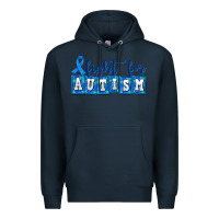 Navy fight for autism Premium Hoodie - AdoDesignShop