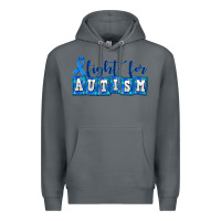 Rock fight for autism Premium Hoodie - AdoDesignShop