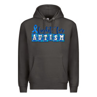 Smoke fight for autism Premium Hoodie - AdoDesignShop