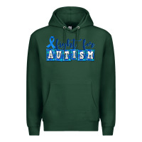 Sports Green fight for autism Premium Hoodie - AdoDesignShop