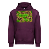 Mauve Wine western leopard distressed background Urban Hoodie - AdoDesignShop