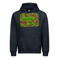 Navy western leopard distressed background Urban Hoodie - AdoDesignShop