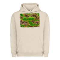 Western Leopard Distressed Background Urban Hoodie | Teevron