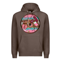 Coffee nurse round earrings Premium Hoodie - BundleAndBundleShop