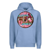 Colony Blue nurse round earrings Premium Hoodie - BundleAndBundleShop