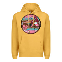 Mustard nurse round earrings Premium Hoodie - BundleAndBundleShop