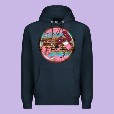 Nurse Round Earrings Premium Hoodie Designed By Bundleandbundleshop
