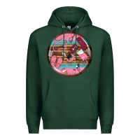 Sports Green nurse round earrings Premium Hoodie - BundleAndBundleShop