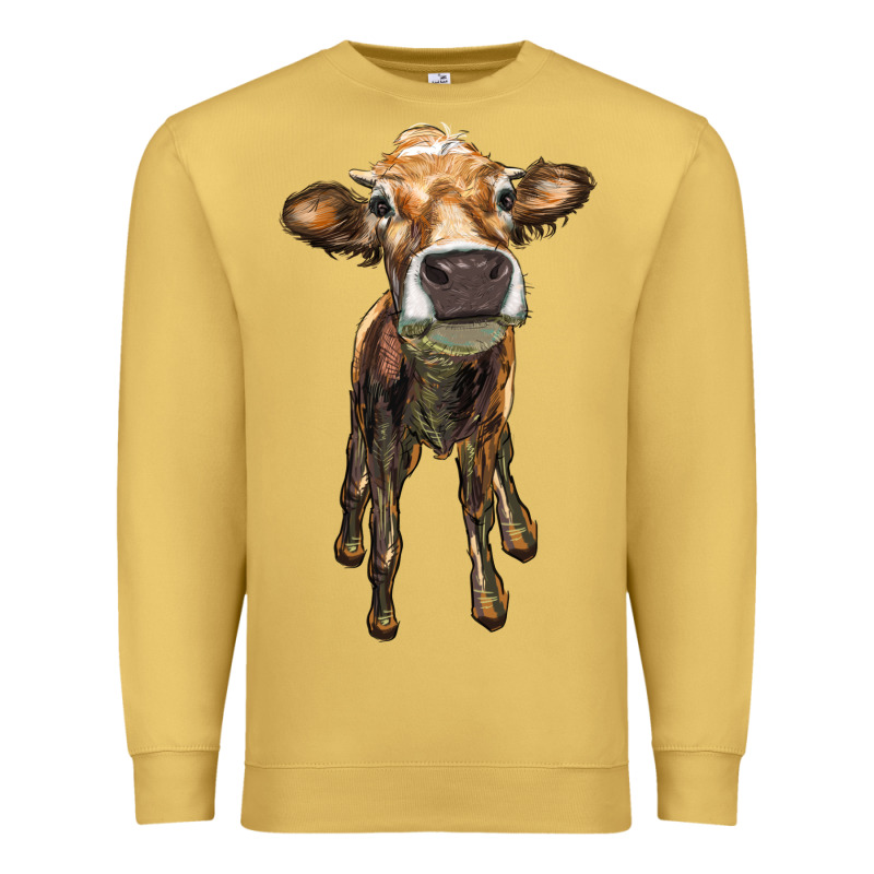Heifer Cow Premium Sweatshirt by RanaPortraitStore | Teevron