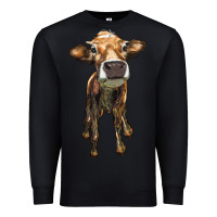 Black heifer cow Premium Sweatshirt - RanaPortraitStore