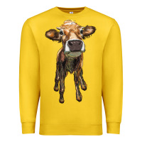 Lemon heifer cow Premium Sweatshirt - RanaPortraitStore