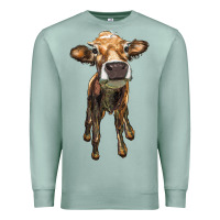 Seafoam heifer cow Premium Sweatshirt - RanaPortraitStore