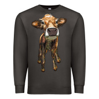 Smoke heifer cow Premium Sweatshirt - RanaPortraitStore